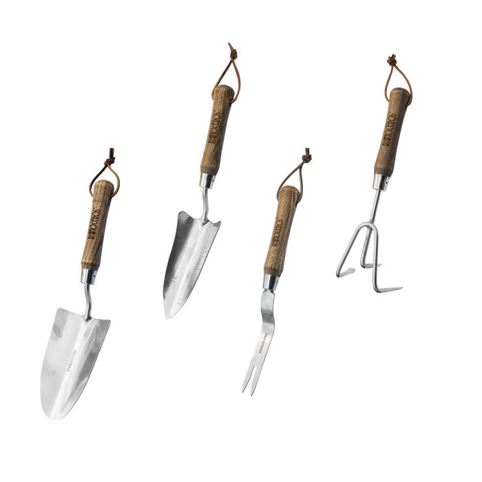 स्टेनलेस स्टील गार्डन टूल सेट