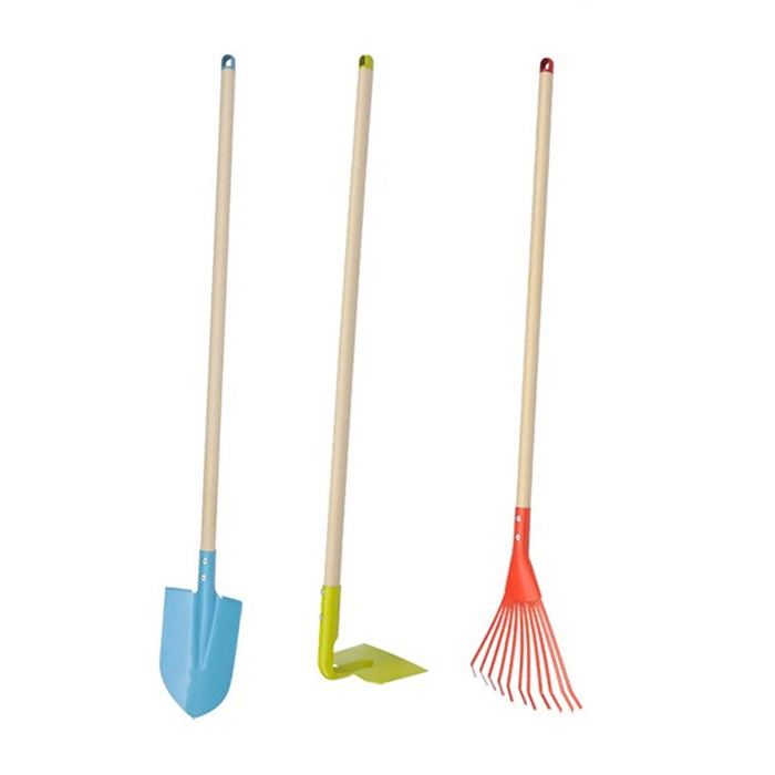 लंबे हैंडल वाले बच्चों का फावड़ा